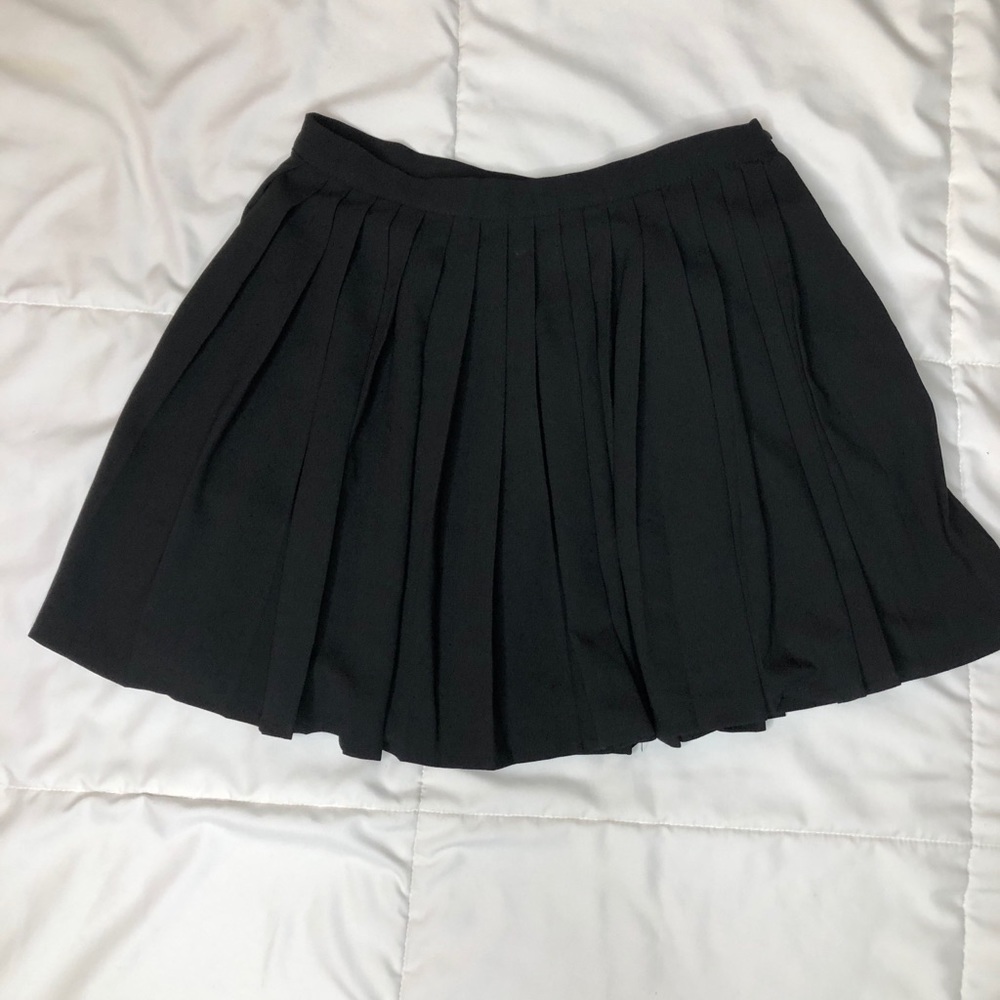 Pleated Skater Skirt